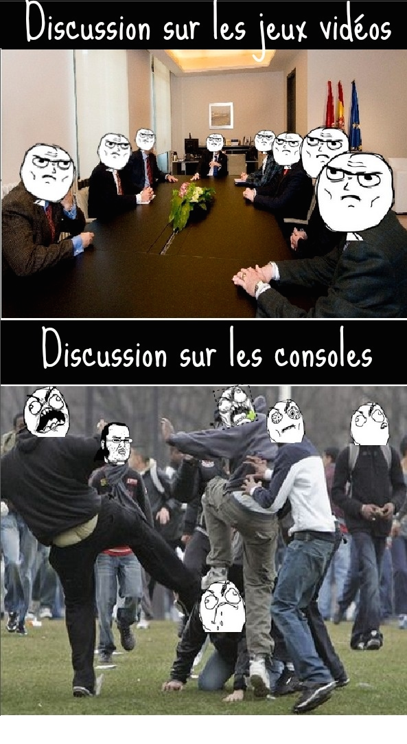 Discussion des geeks sur les jeux vs consoles!