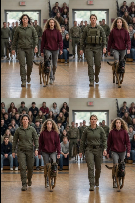 They Laughed At My Mom Until Fifty Military Dogs Marched Into The Gym And Changed Everything 