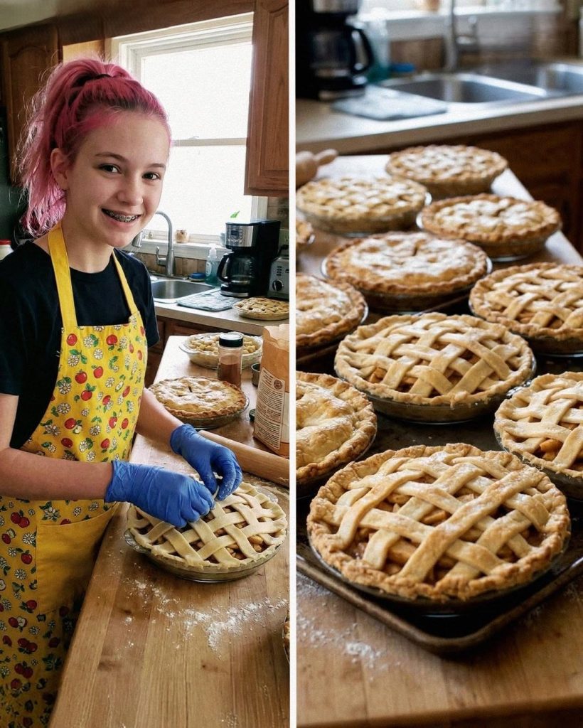 My 14Year Old Daughter Baked 40 Apple Pies for the Local Nursing Home.. I Started Shaking When 2-Armed Officers Knocked on My Door